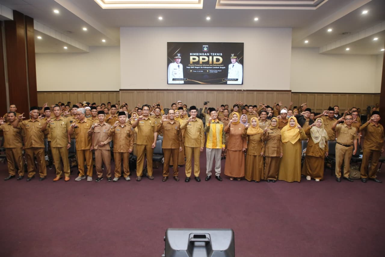 Pemkab Lombok Tengah Perkuat Keterbukaan Informasi Publik, 88 SMP Negeri Ikuti Bimtek PPID