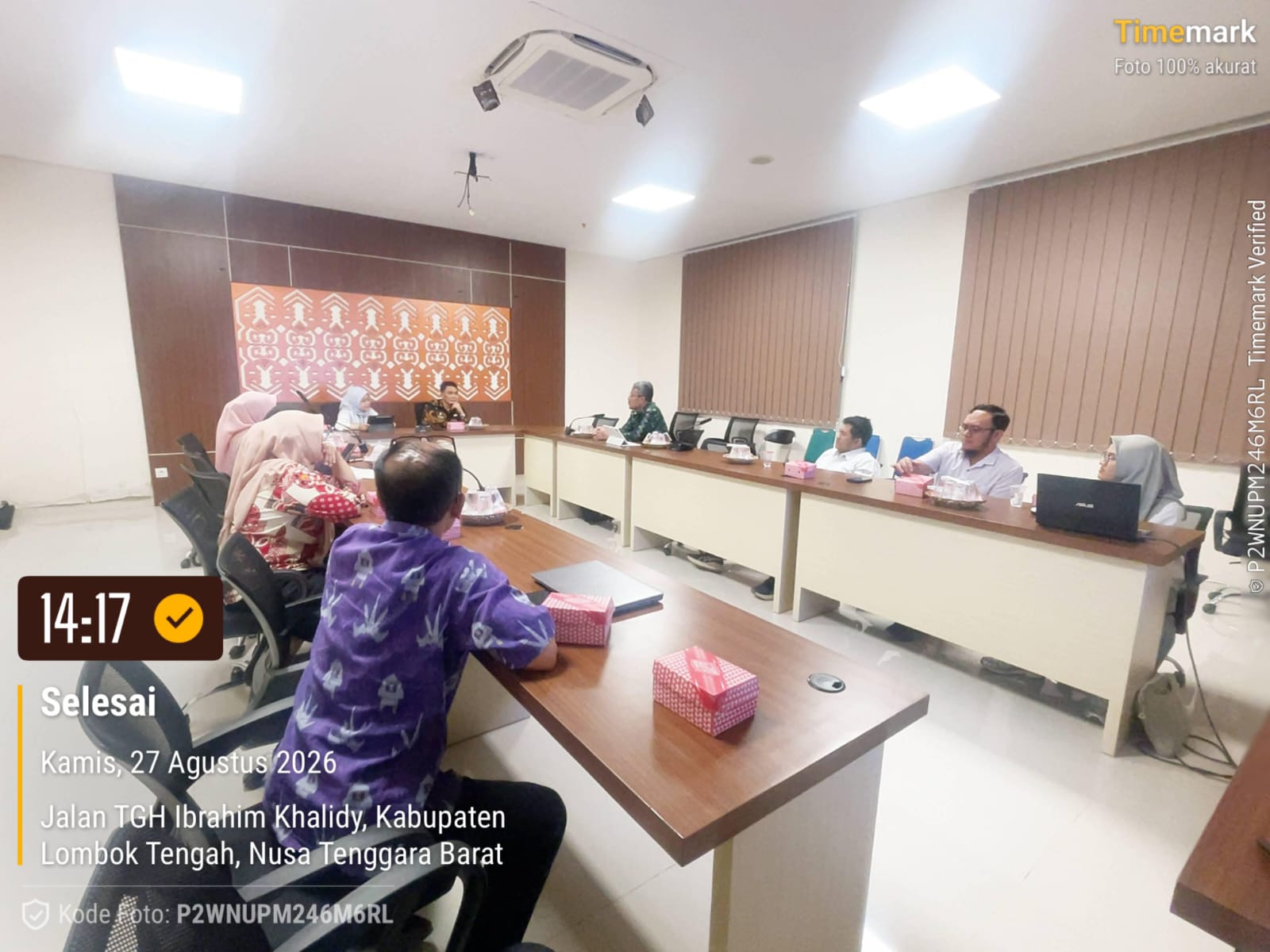 ASISTEN II SETDA LOMBOK TENGAH PIMPIN RAPAT LANJUTAN KOORDINASI PENERIMAAN BANTUAN PANGAN PENGGANTI DARI BULOG